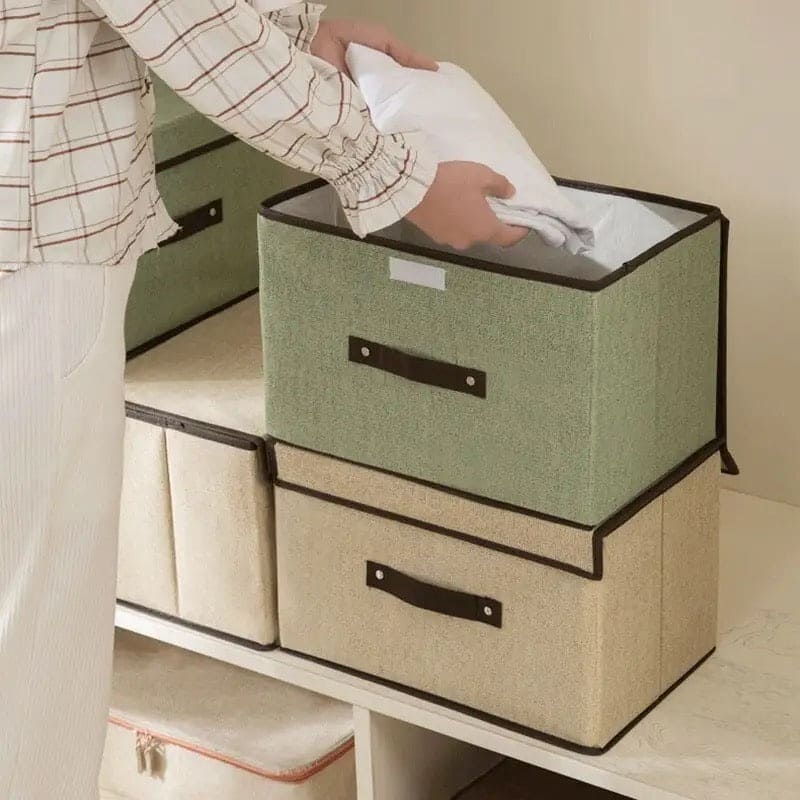 Fabric Cube Storage Box, Imitation Linen Storage Bin with Lid, Quilt Clothes Storage Bag, Non-woven Storage Basket, Multipurpose Practical Sundries Box, Large Capacity Household Storage Organizer Fabric Cube Storage Box, Imitation Linen Storage Bin with Lid, Quilt Clothes Storage Bag, Non-woven Storage Basket, Multipurpose Practical Sundries Box, Large Capacity Household Storage Organizer